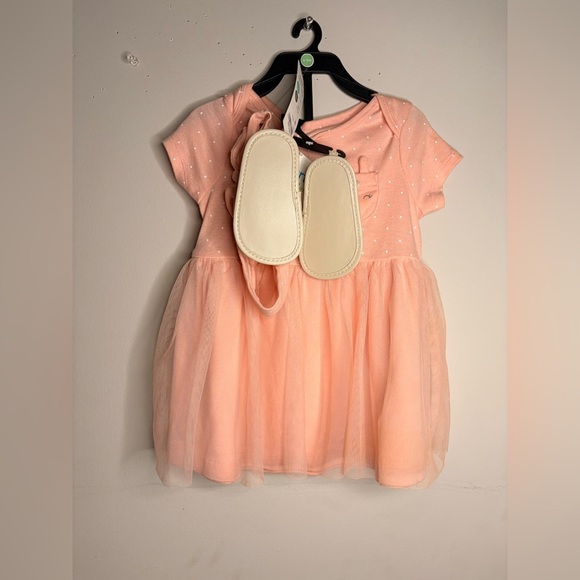 Carter's Pink Kids Matching Set with Shoes - Picture 9 of 9